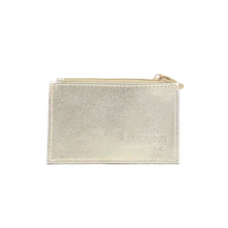 CARVEN - Tarjetero mujer Chad dorado Carven