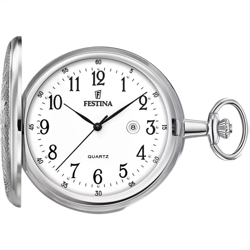 FESTINA - Reloj Festina F20231 de Bolsillo Plateado Hombre