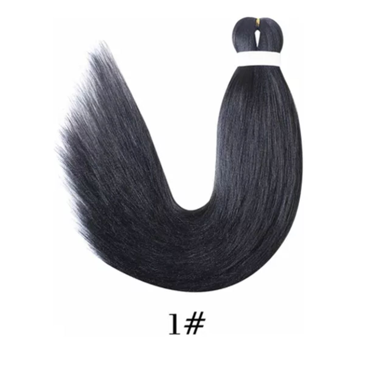 GENERICO - Kanekalon Pelo Liso Sintético Trenzas Africanas  FR-1