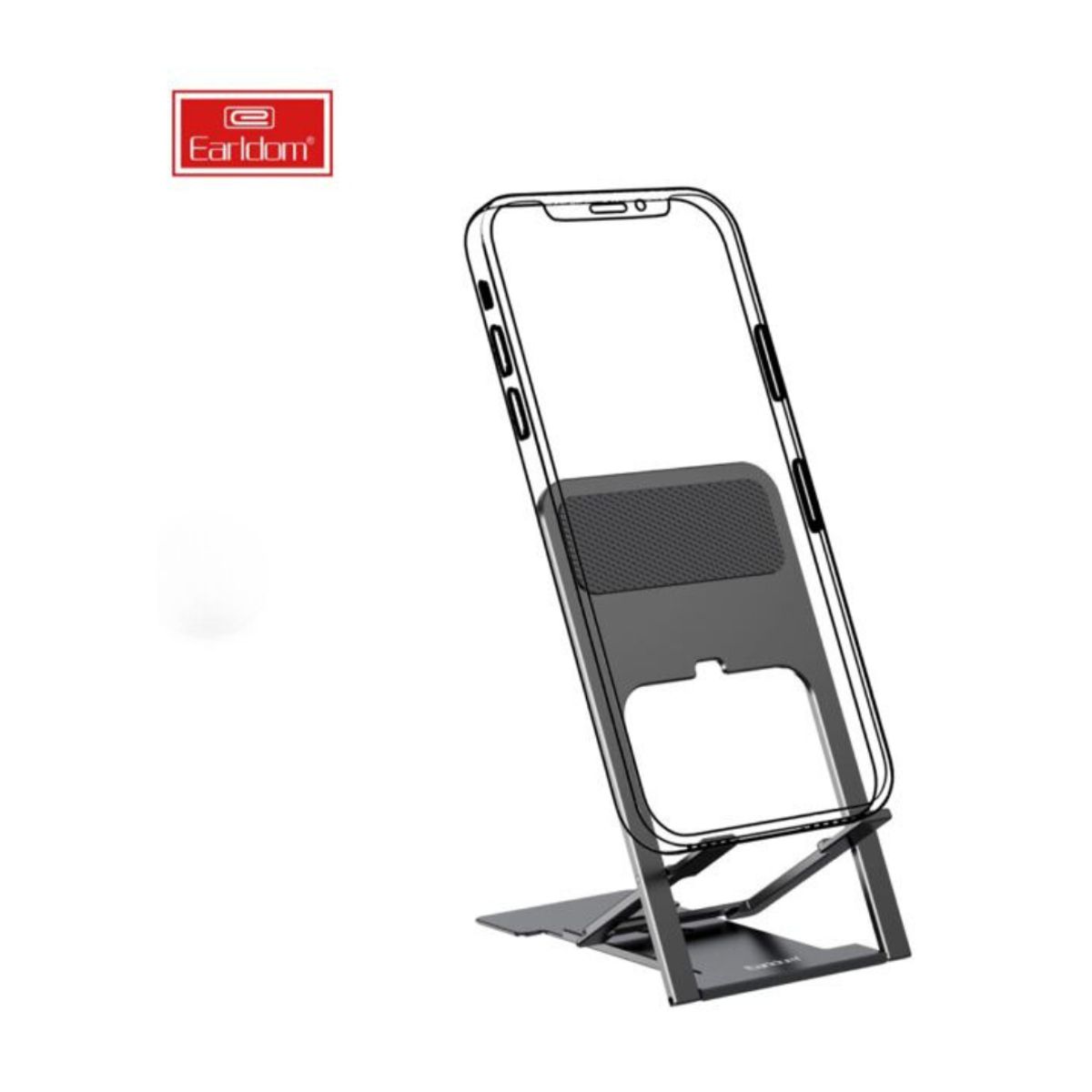 GENERICO - Base Soporte Para Celular Ajustable Escritorio Mesa Plegable