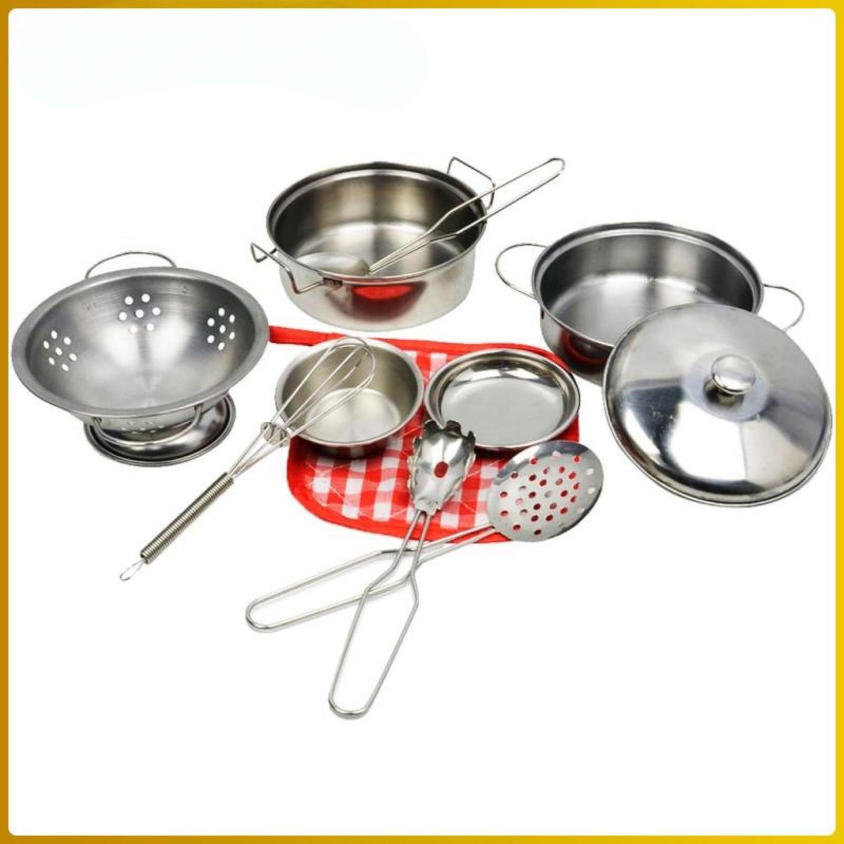 GENERICO - JUEGO SET DE OLLAS Y UTENSILIOS 11 PIEZAS UNIDAD