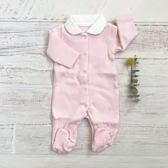 WAWABABY - Enterito Wawa bebe niña Punto Ingles Rosa
