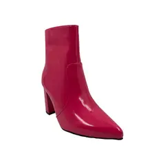 PAND G - Botín Fucsia Taco Mujer