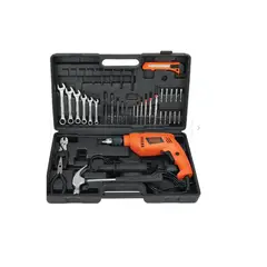 BLACK+DECKER - Kit Taladro Percutor 550W + 40 accesorios