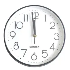 QUARTZ - Reloj de Pared Decorativo 25cm Negro DBG1663