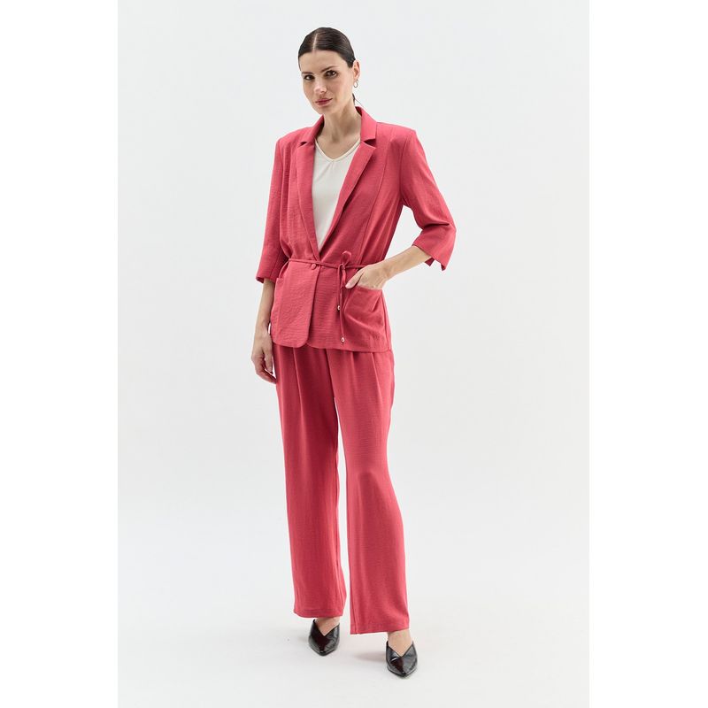 MA GRIFFE - Blazer Rosado Mujer Magriffe