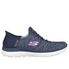 SKECHERS - Zapatilla Mujer Summits Dazzling Haze Azul