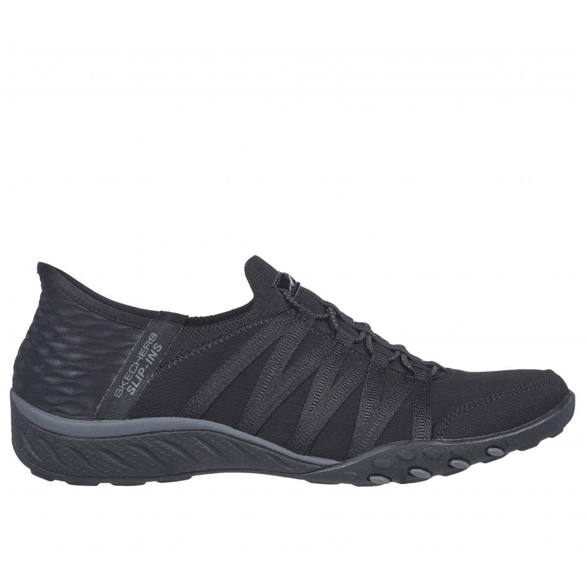 SKECHERS - Zapatilla Mujer Breatheeasy Rollwithme Negro Skechers