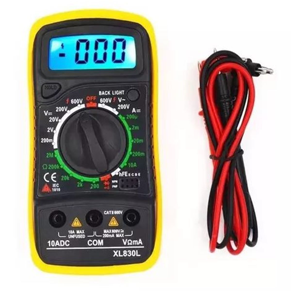 GENERICO - Tester Multitester Multimetro Digital Pantalla Lcd