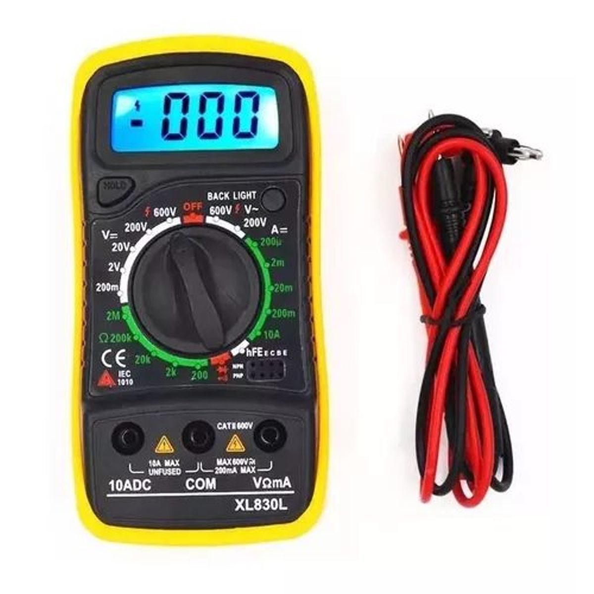 GENERICO - Tester Multitester Multimetro Digital Pantalla Lcd