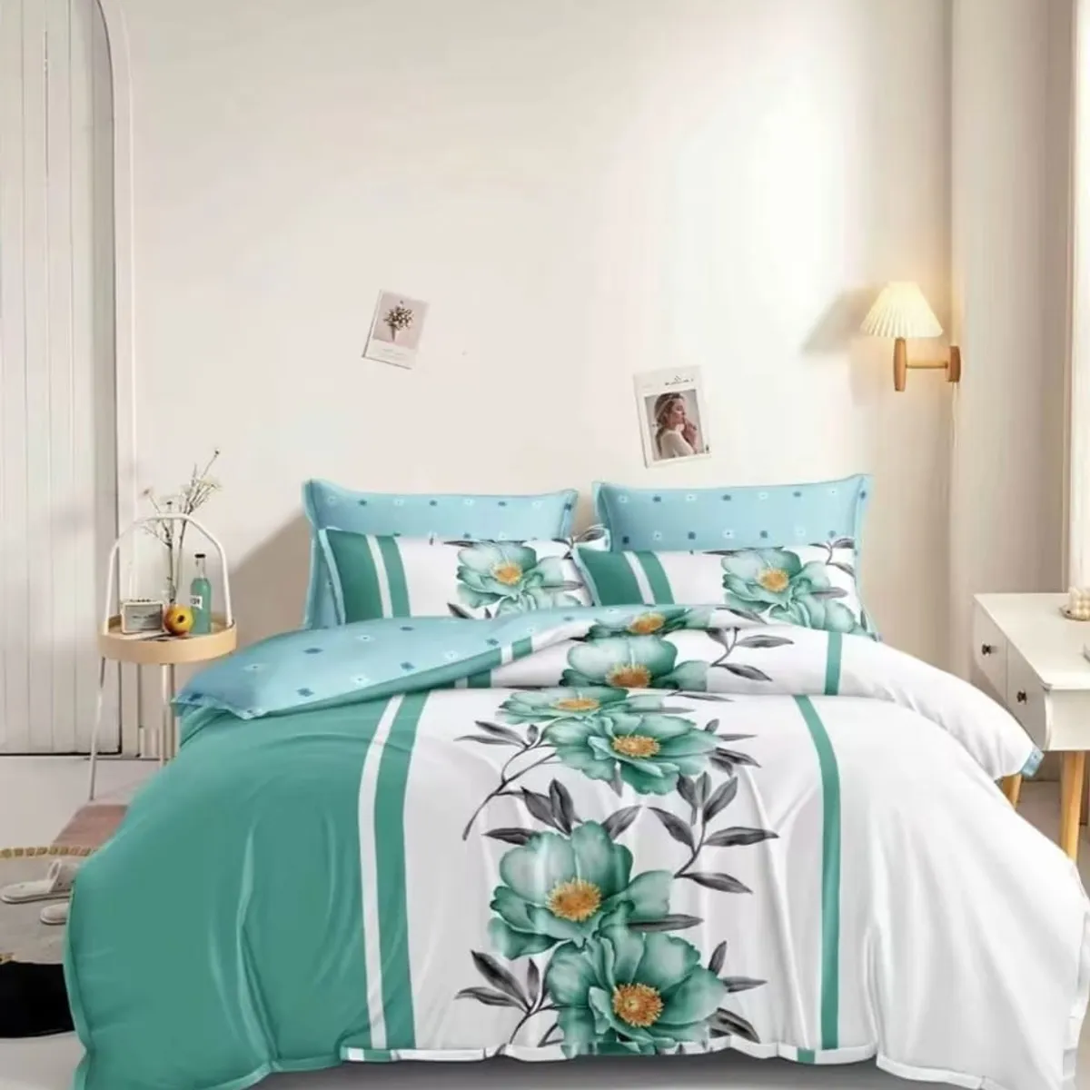 GENERICO - juego de sabana estampada 15p