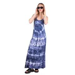 CHELSEA MARKET - Vestido largo mujer Azul y blanco Colombia