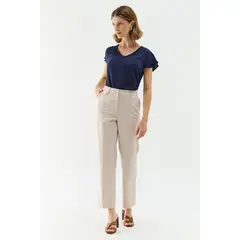 MA GRIFFE - Pantalon Beige Mujer Magriffe