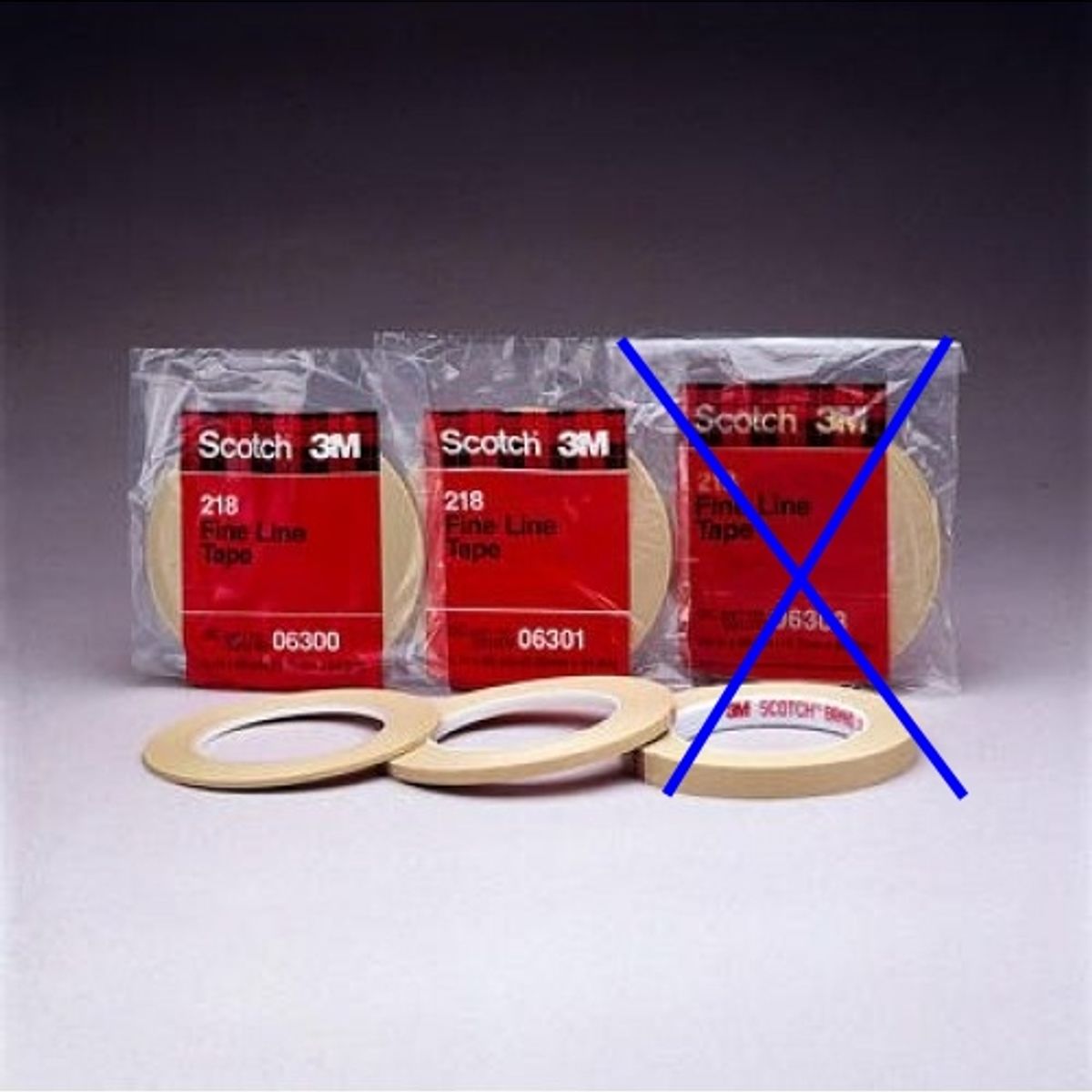 3M - Cinta fina para enmascarar 6 unidades