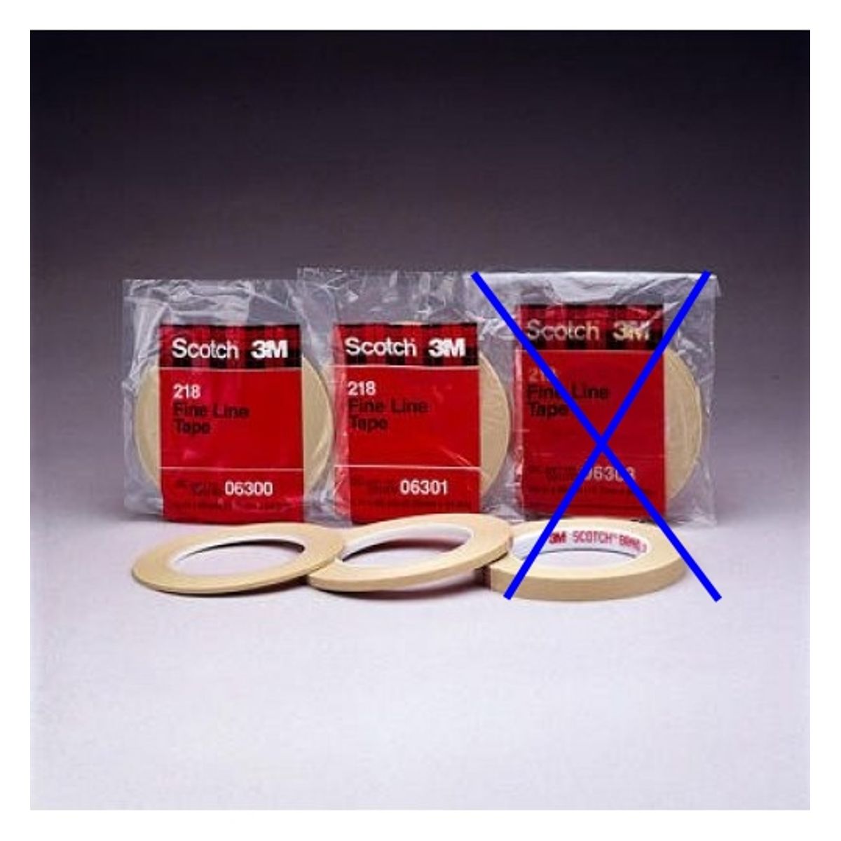 3M - Cinta fina para enmascarar 6 unidades