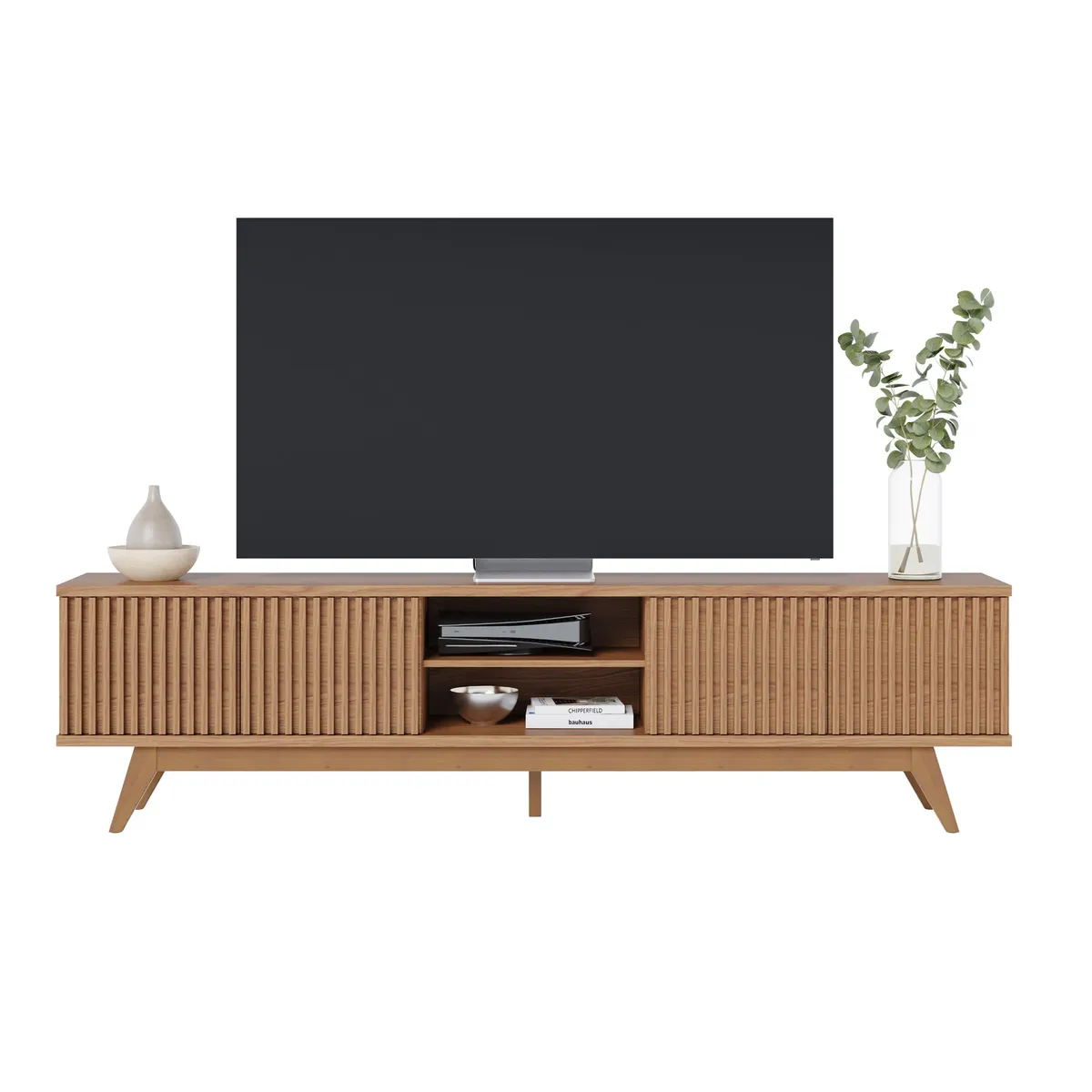 TAHUARI - Rack TV 75 pulgadas Fortaleza Freijo