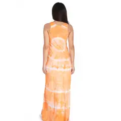 CHELSEA MARKET - Vestido largo mujer Naranja BATIK