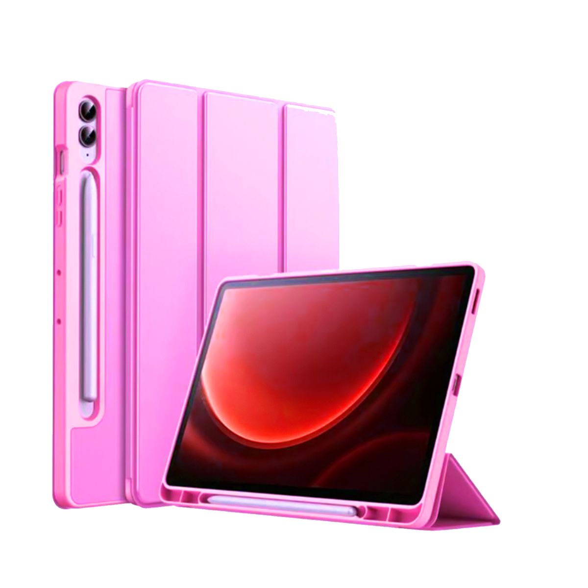 JOIGO - Funda Smart Cover Para Tablet Samsung S10 Plus 12.4 Fucsia