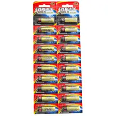 EVEREADY - Pack 20 Pilas AA Alcalina Tira Prepicada