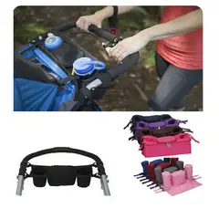 GENERICO - Bolso Organizador de Coche bebe con Cierre color Morado