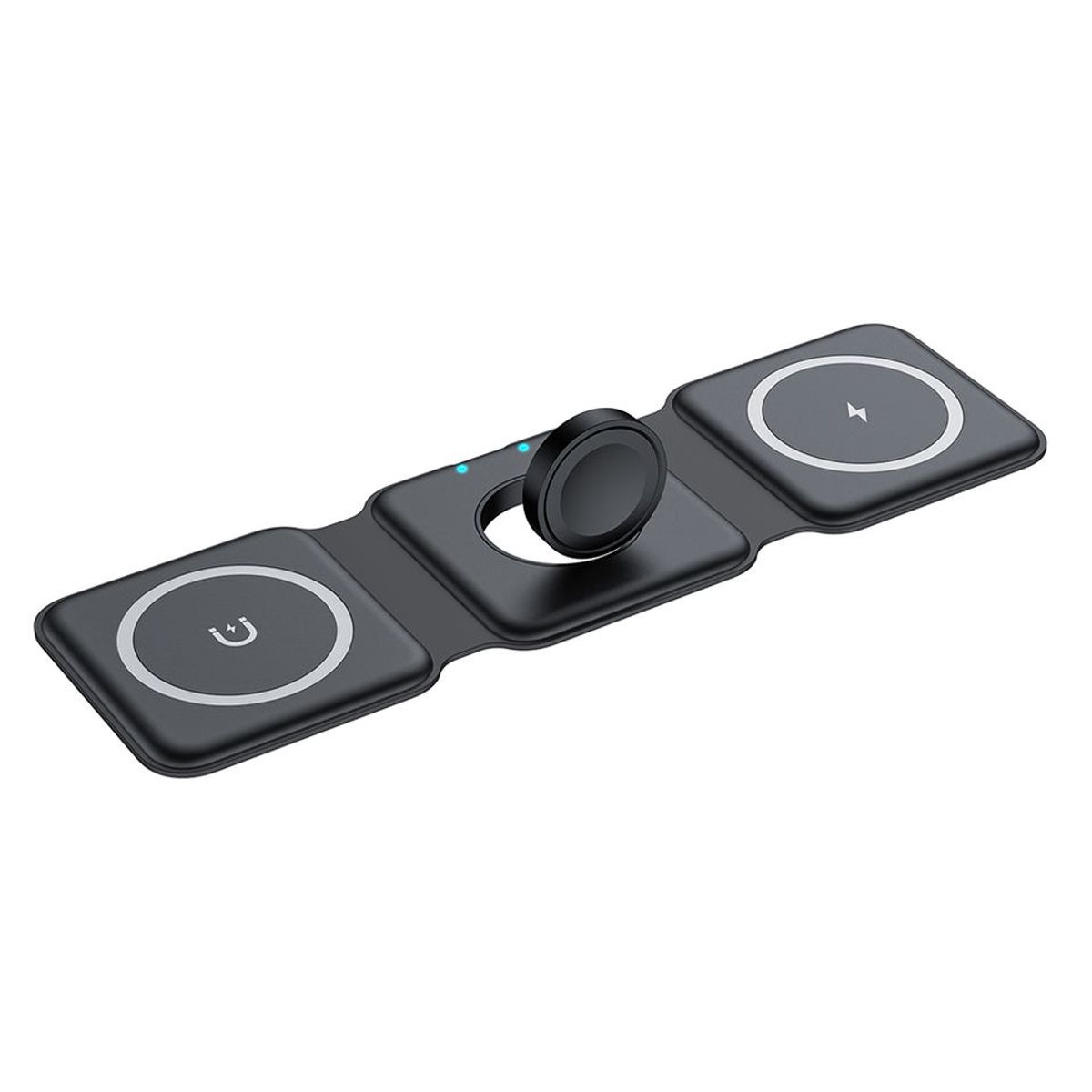 WIRELESS - CARGADOR RÁPIDO INALÁMBRICO MAGSAFE PARA IPHONE 3 EN 1