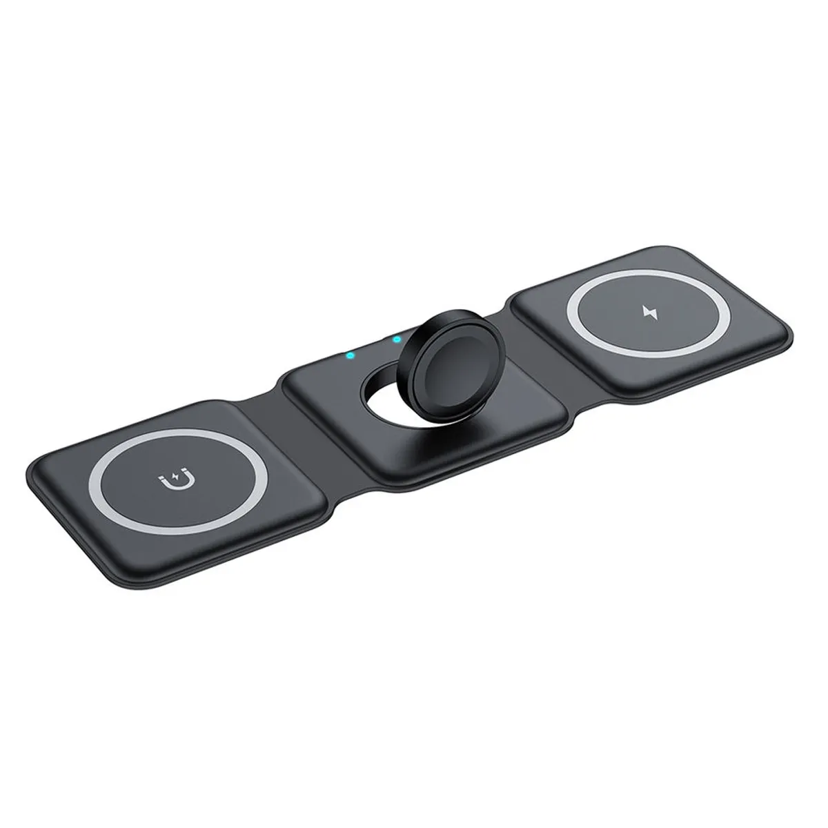 WIRELESS - CARGADOR RÁPIDO INALÁMBRICO MAGSAFE PARA IPHONE 3 EN 1