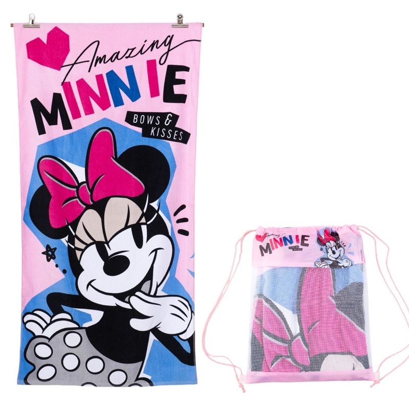 GENERICO - Toalla de Playa Infantil con Morral 70x140 cm - Amazing