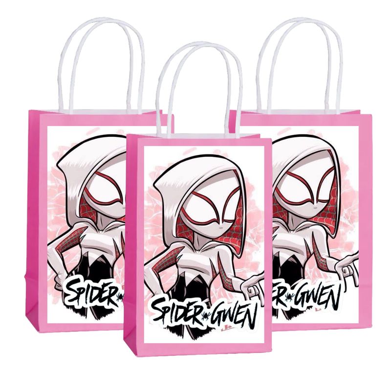 GENERICO - 12 bolsas dulcera ghost spider cumpleaños hombre araña