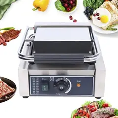 GENERICO - Sandwichera Industrial Maquina Para Sandwiches Panini 2200w