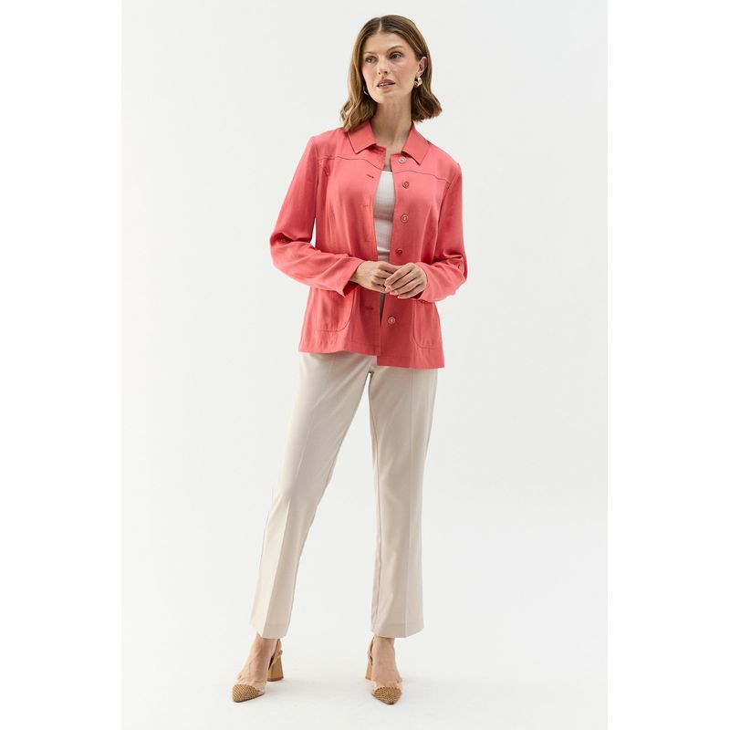 MA GRIFFE - Chaqueta Coral Mujer Magriffe