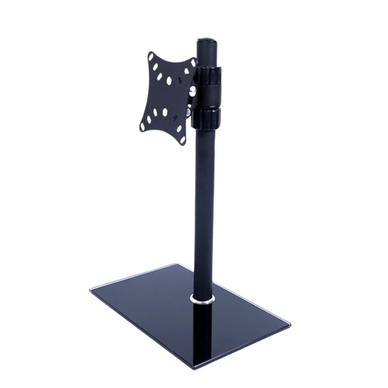 GENERICO - Soporte de Monitor de Escritorio 12 - 22 pulgadas Base de Cristal