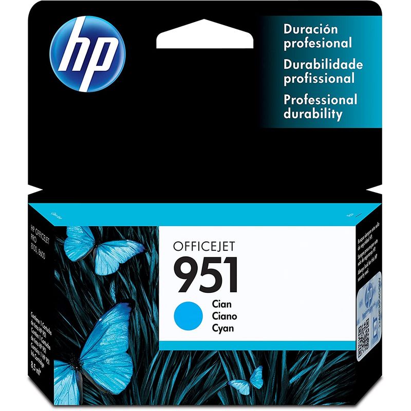 HP - Cartucho de Tinta HP951 700 páginas Cyan - Azul.