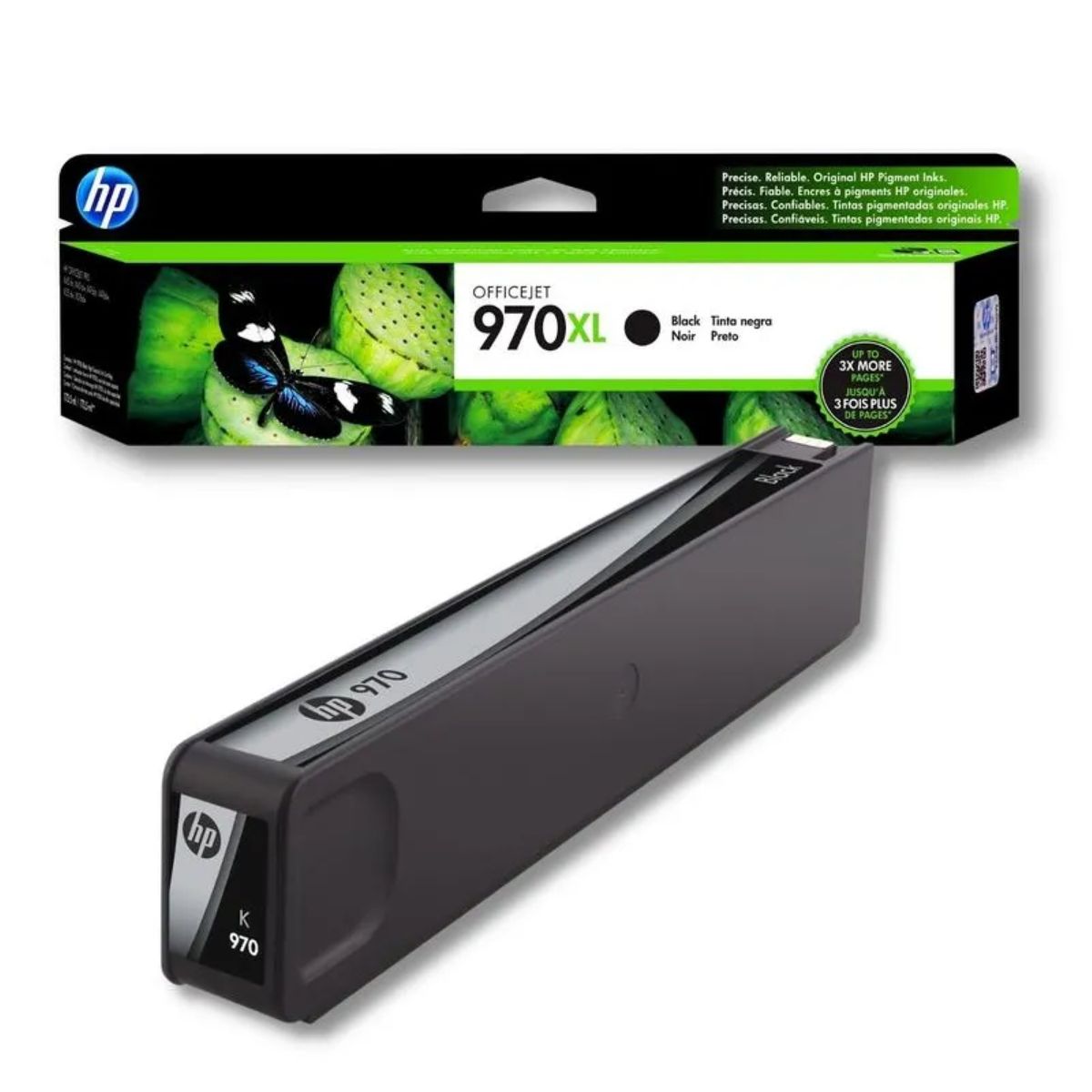 HP - Cartucho de Tinta HP 970XL 9200 páginas Negro