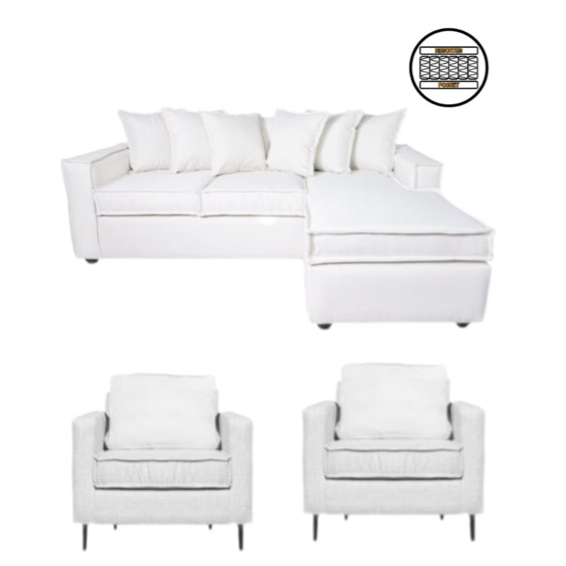SITIAL HOME - LIVING 311 MANHATTAN   INTERCAMBIABLE MAS 2 POLTRONAS POCKET SPRING