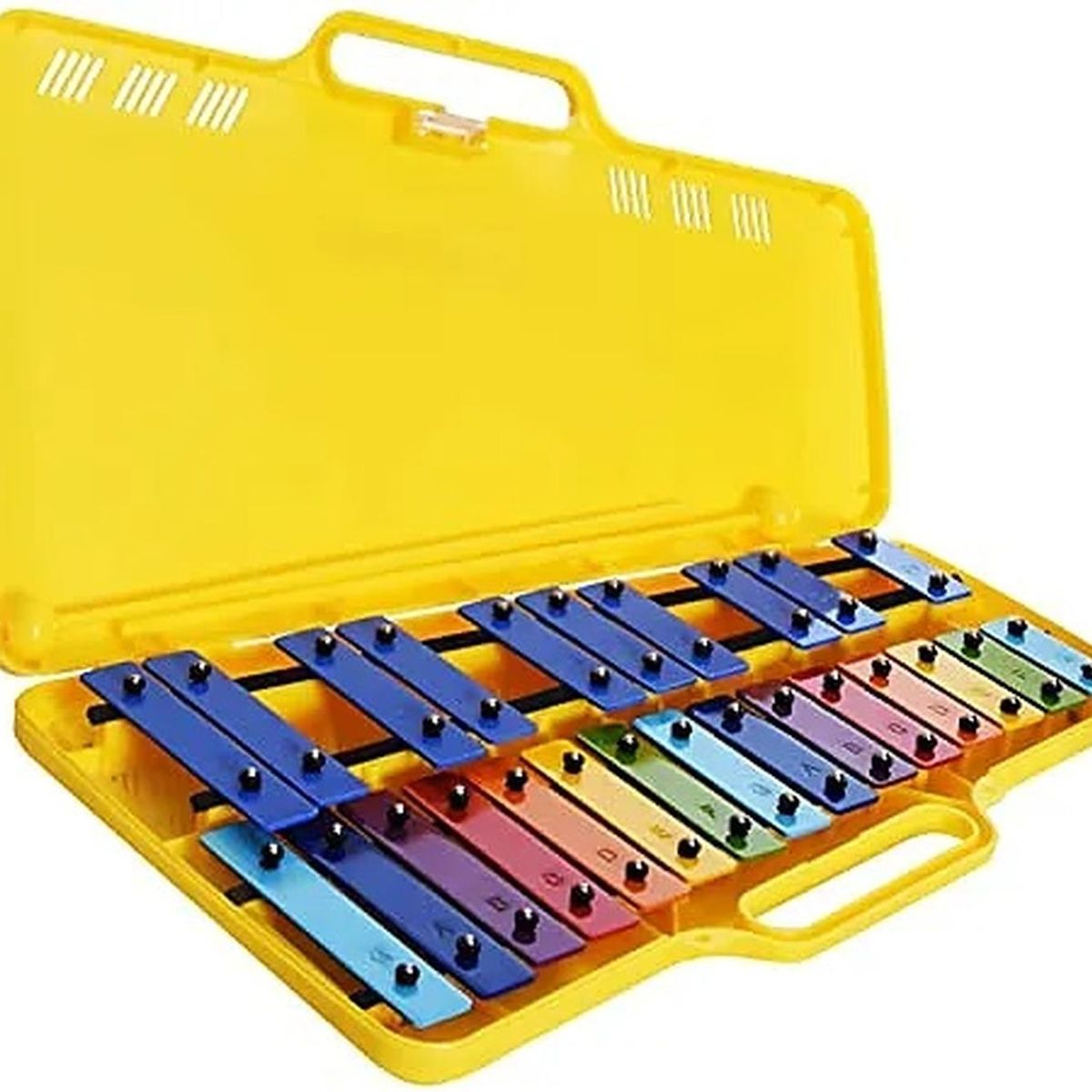 ANGEL - Metalofono 25 Notas Aluminio Ag-25n3 Case Amarillo