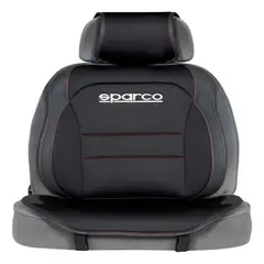 SPARCO - Funda Cubre Asiento Individual Negro S424BKR