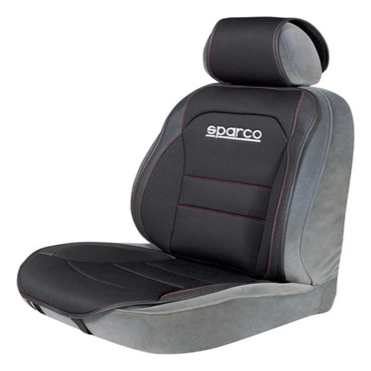 SPARCO - Funda Cubre Asiento Individual Negro Sparco S424BKR