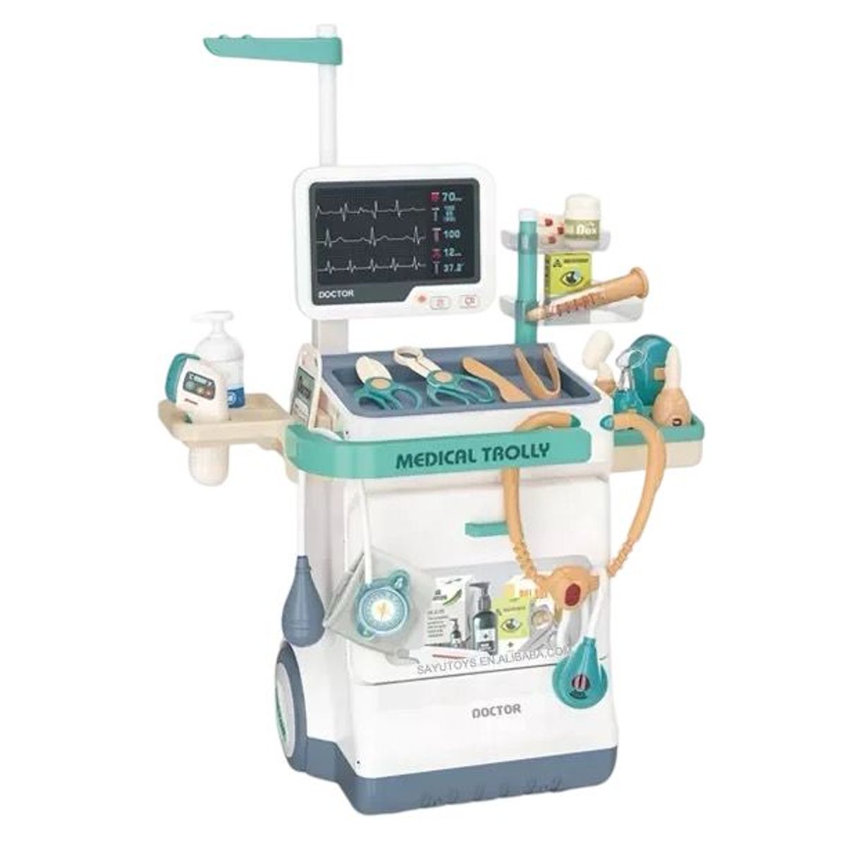 GENERICO - SET DE JUEGO CONSULTORIO MEDICO ELECTROCARDIOGRAMA