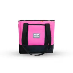 GENERICO - Bolso Classic Bag Pink & Black para 30 vinilos