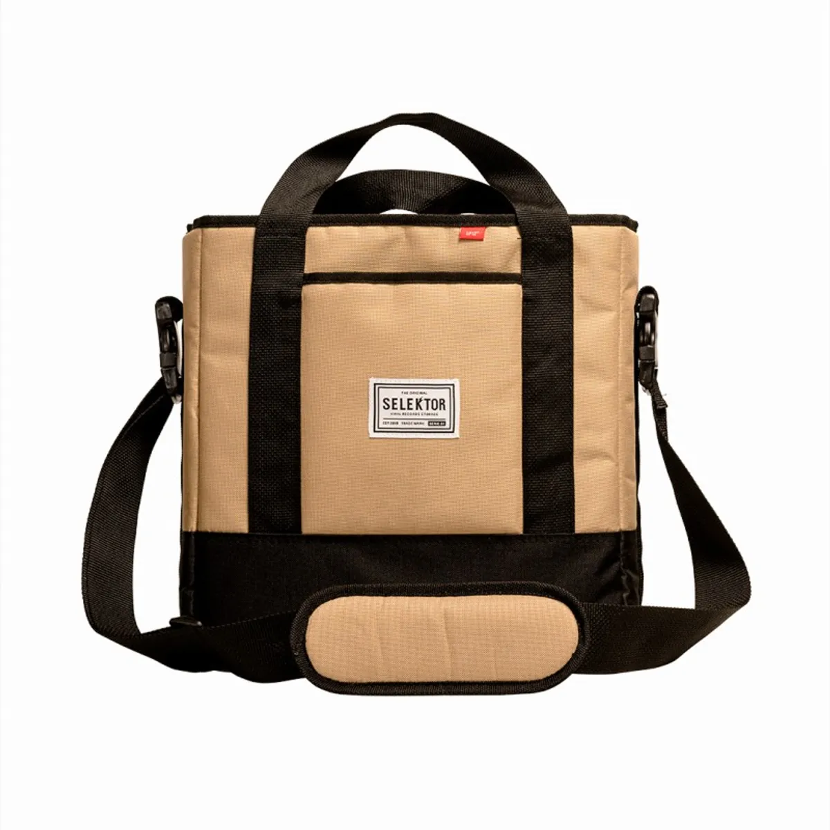 GENERICO - Bolso Messenger Bag Selektor 30 LP 12 Khaki & Black