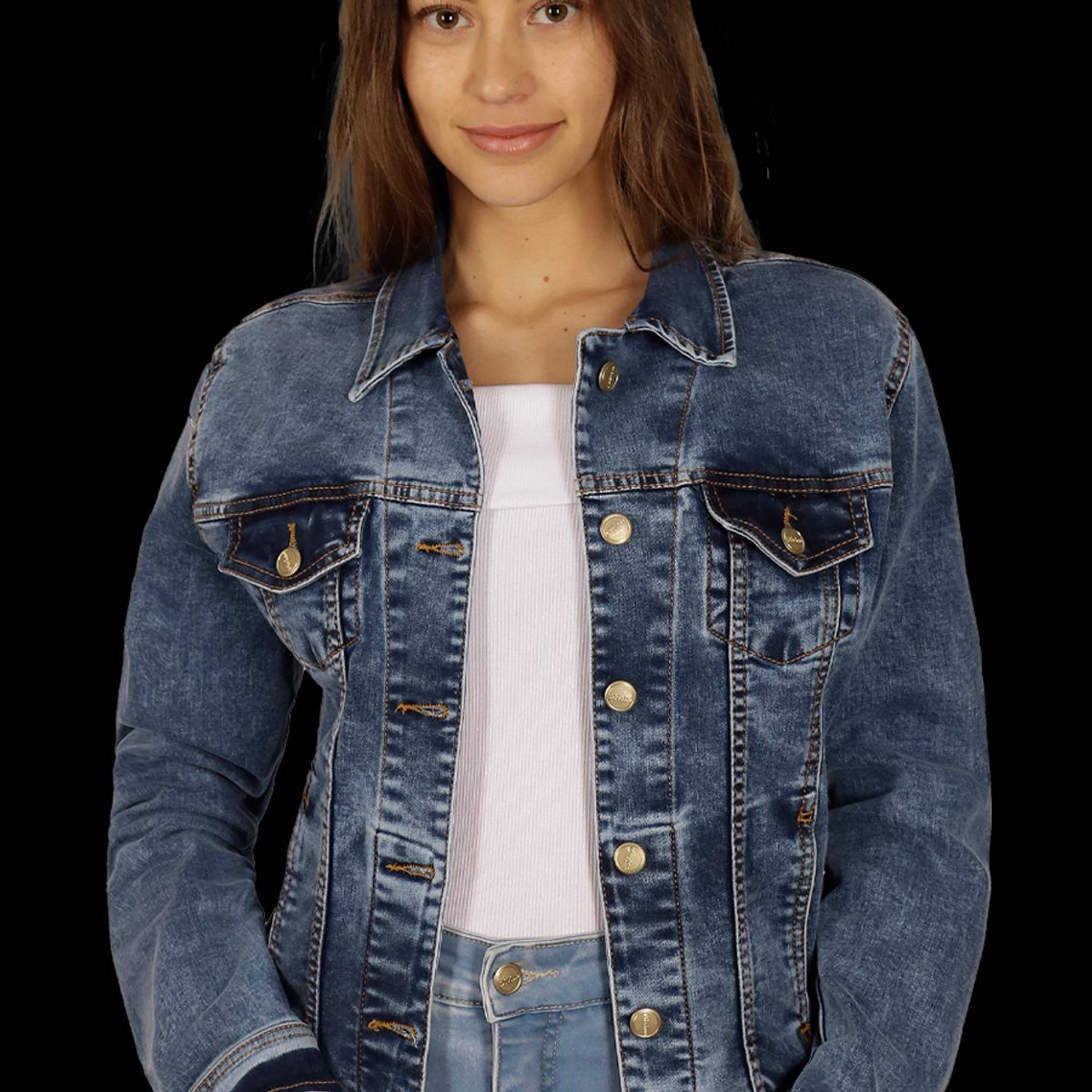 DIVINO JEANS - Chaqueta Marisol II Azul Medio Divino Jeans