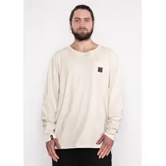 KAYA UNITE - Polera Hombre Manga Larga Daily Crema