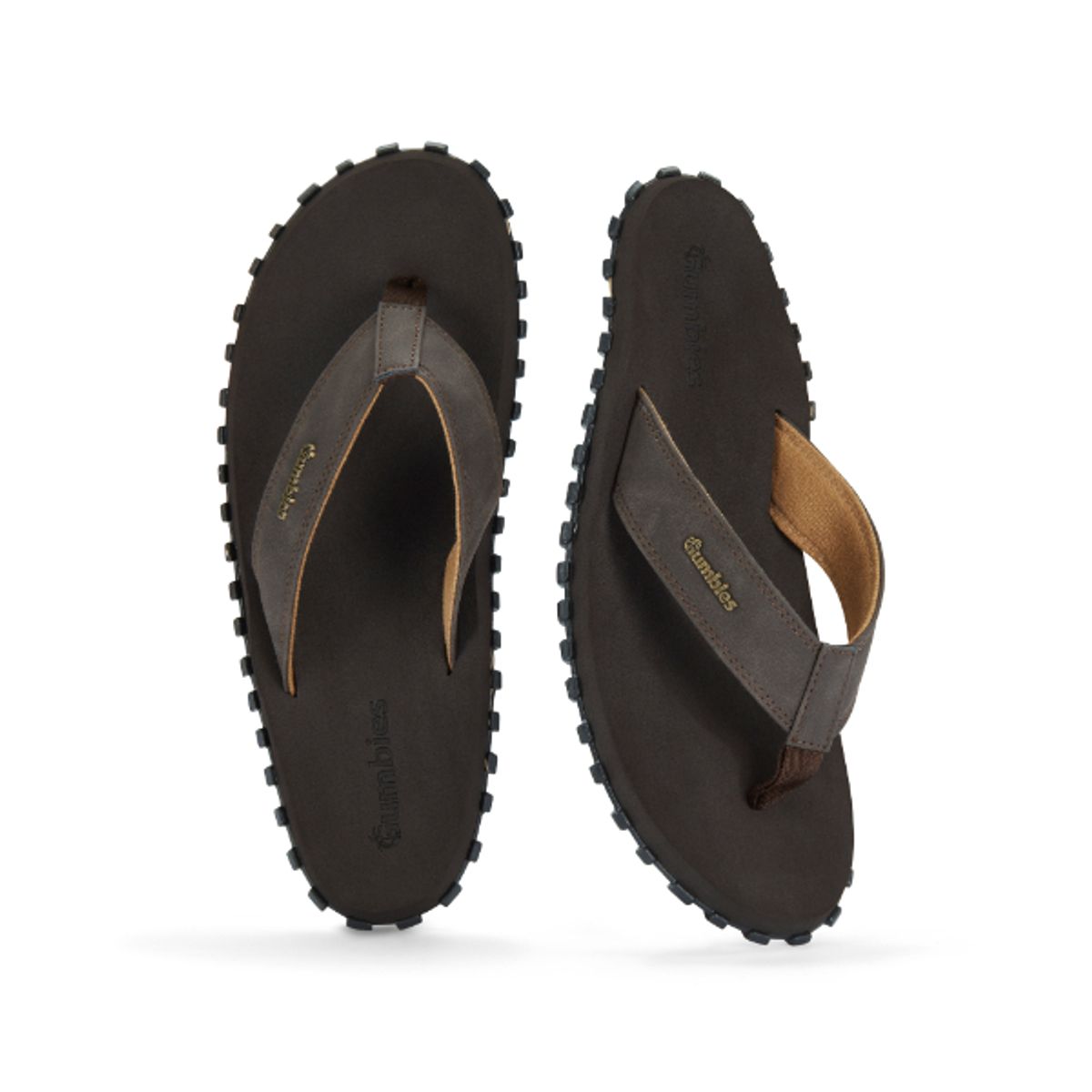 GUMBIES - Sandalia Hombre Vegovert Flip- Flop Marron Gumbies