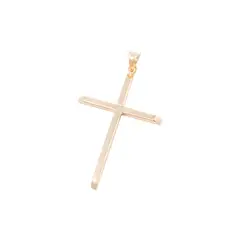 JB JOYAS BARON - Colgante de Oro 18kt Cruz 40MM