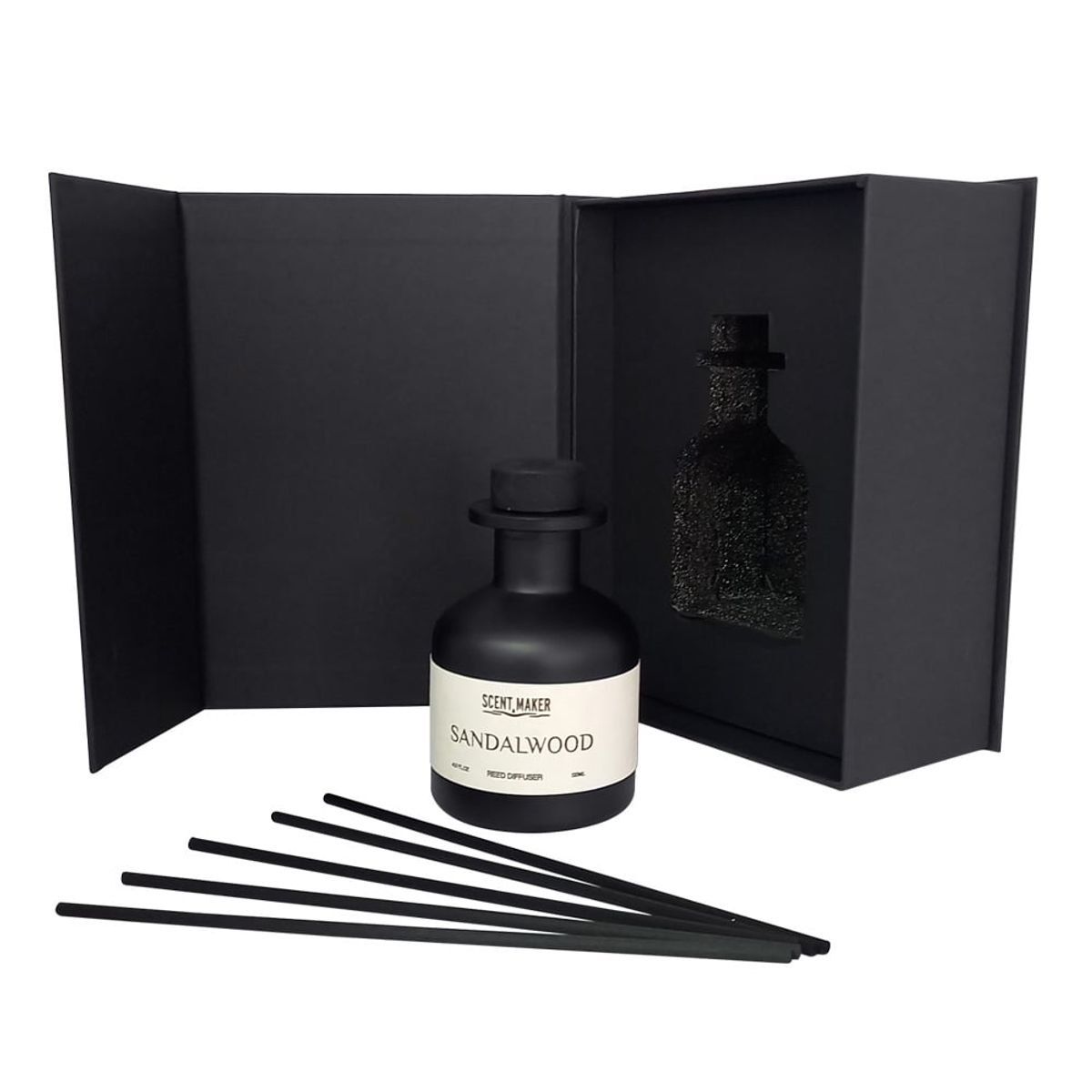 GENERICO - Mikado Premium Dark Sandal Wood Botella 120ml Con Difusores