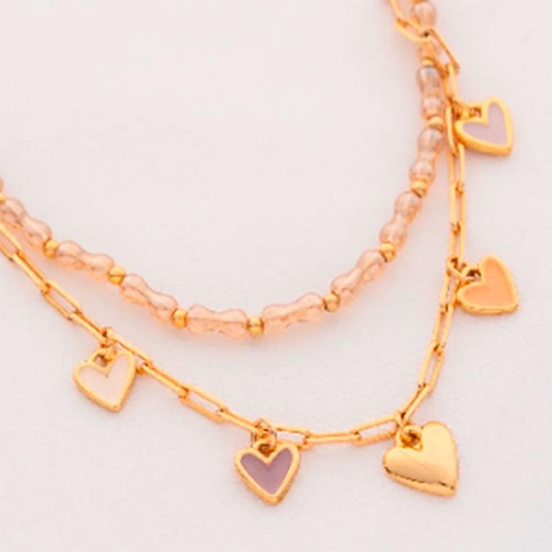 19V69 ITALIA - Collar Doble 19V69 Dorado Mujer STB044 - Multicolor