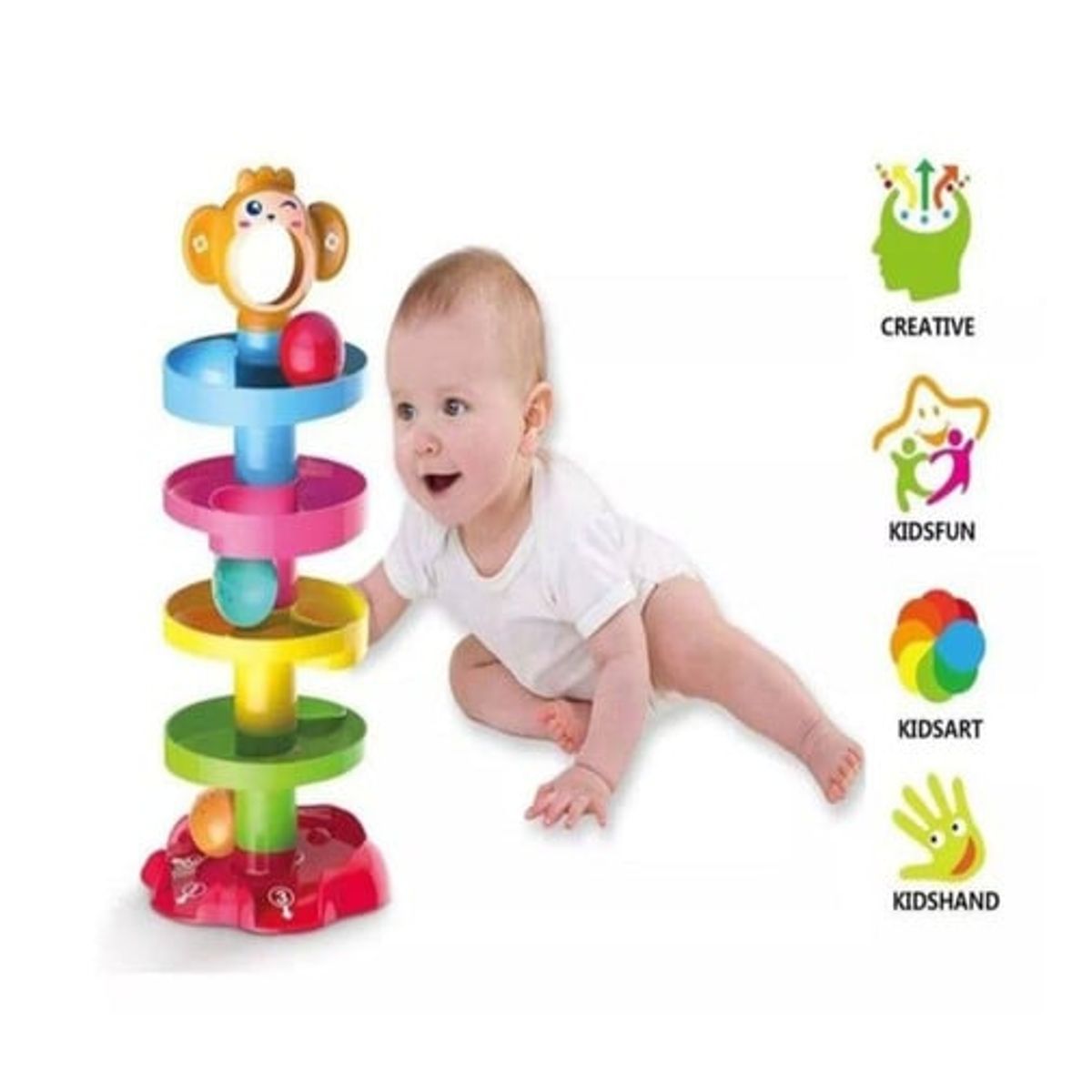 GENERICO - Juguete didáctico pelotitas Roll Ball NIÑOS BEBES