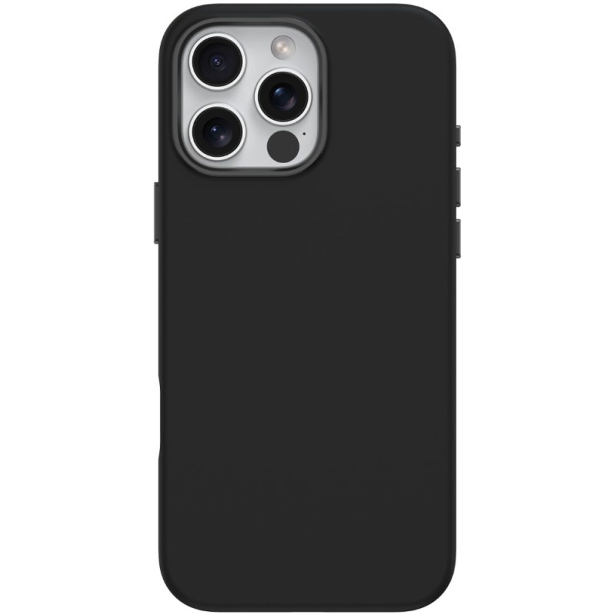 PINEAPPLESTORE - Funda silicona para iPhone 16 Pro Max con MagSafe Nature Negro Comma