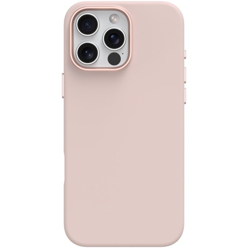 PINEAPPLESTORE - Funda silicona para iPhone 16 Pro Max con MagSafe Nature Rosado Comma