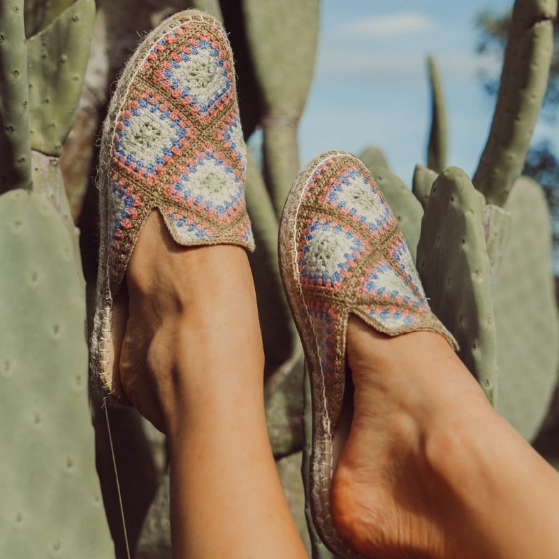 URCO - Babucha Crochet Hawai Kaki Urco